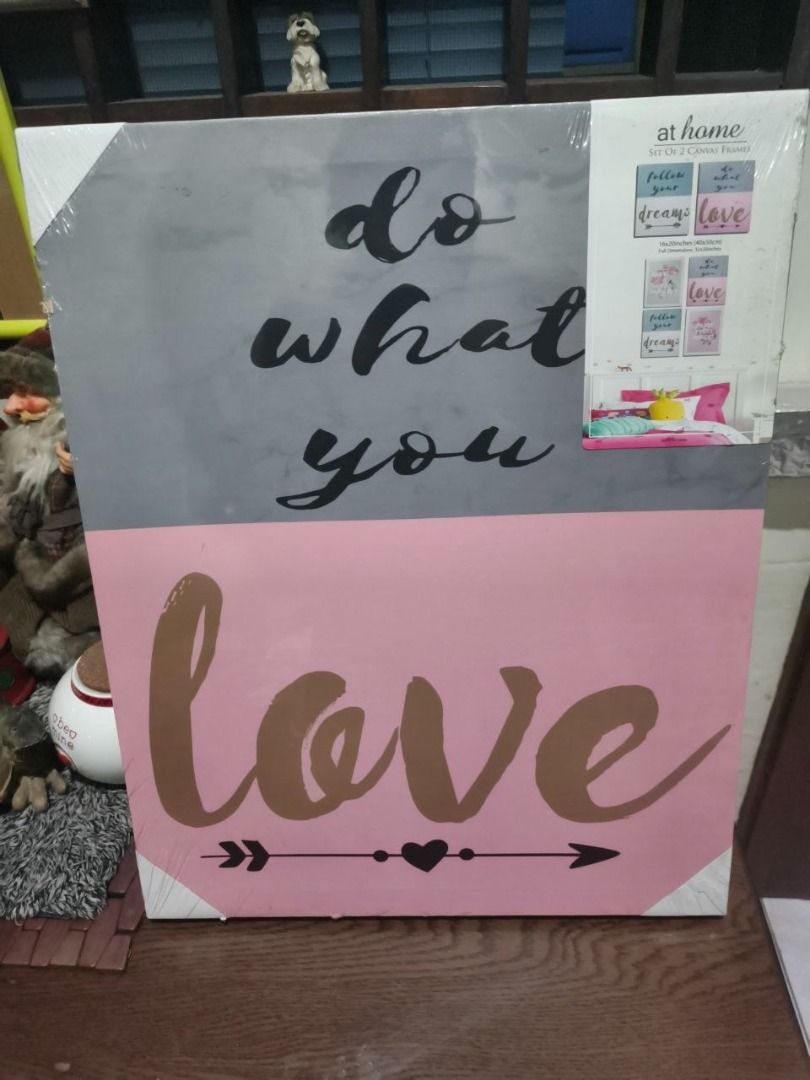 Canvas Set of 2 Frames (Category: Frames & Pictures) located in Pasig City. Submitted by randomstuffs23 (Listing ID 1455741695, Image 2). Description: Not opened may mga minimal damage nasa picture For lalamove or pick up.