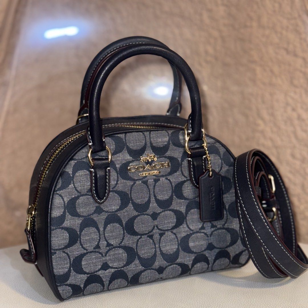 Coach sydney satchel (Category: Luxury Bags & Wallets) located in Quezon City. Submitted by wanderlust.pinas (Listing ID 1455793319, Image 3). Description: PRELOVED for only P3500.00 only - C OACH SYDNEY SATCHEL 💙 (with thin strap) (limited edition color po noon/ discontinued color na ngayon) with minimal signs of usage only (pls see pics below) Can pass to brand new, no any issues pati hardware. For more details send a message Disclaimer Wander