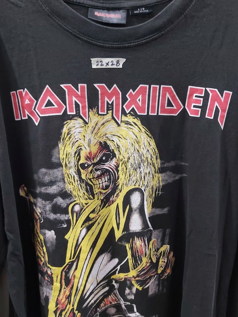 Cotton On Iron Maiden Long Sleeve (Category: Tshirts & Polo Shirts ) located in Mandaluyong City. Submitted by fun_demonium (Listing ID 1455832901, Image 2). Description: About: - Brand: Cotton On - Bought in Trinoma - Large (22 x 28 inches) - No Issues. - Personally owned / Not thrifted. - RFS: Decluttering Payment: - Gcash / Maya / Maribank Shipment: (c/o buyer) - Lalamove / Gogoexpress / J&T.