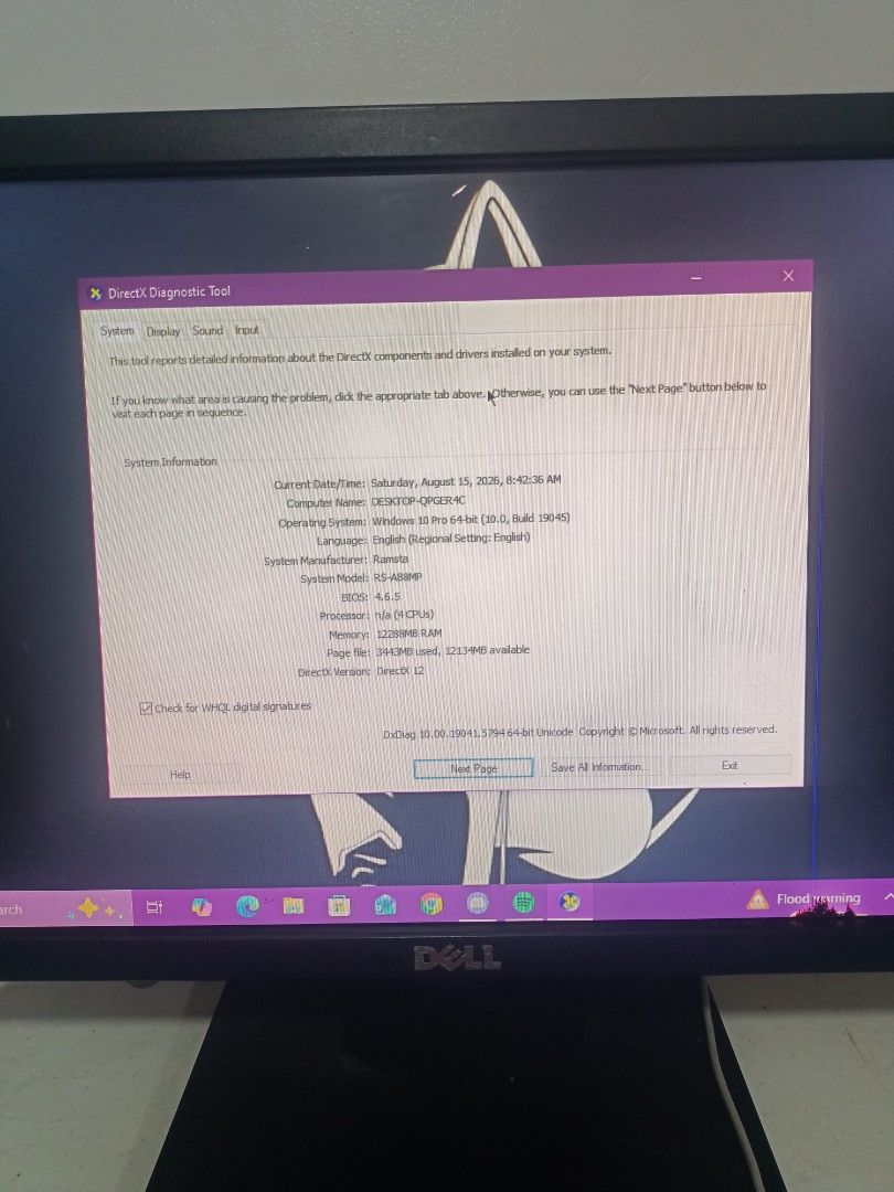 Dell Desktop PC with AMD Radeon Graphics (Category: Desktops) located in Cavite. Submitted by gregorypagnes08 (Listing ID 1455767227, Image 1). Description: - Dell Desktop Computer - Windows 10 Pro - AMD Radeon R7 Graphics - 12GB RAM - Includes Dell Monitor, Keyboard, and Mouse - Ideal for everyday use and light gaming - Ready to use out of the box.