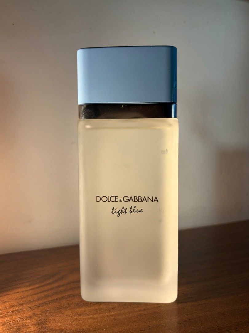 D&G Light Blue 200ml Big Bottle (Category: Fragrance & Deodorants) located in Abucay. Submitted by madamvcloset (Listing ID 1455778426, Image 1). Description: authentic 200ml.