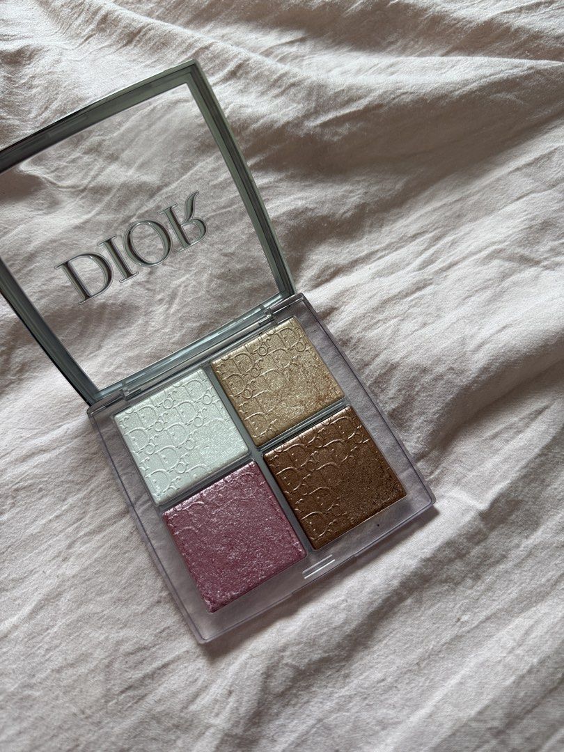 Dior Backstage Glow Face Palette (Category: Makeup) located in Bacoor. Submitted by annmaliksi (Listing ID 1455738117, Image 2). Description: - Authentic Dior highlighter palette - Includes 4 versatile shades: white, gold, pink, and bronze - Perfect for achieving a luminous, glowing makeup look - Compact and travel-friendly design - Elegant embossed Dior logo on each shade Original money back if proven fake .