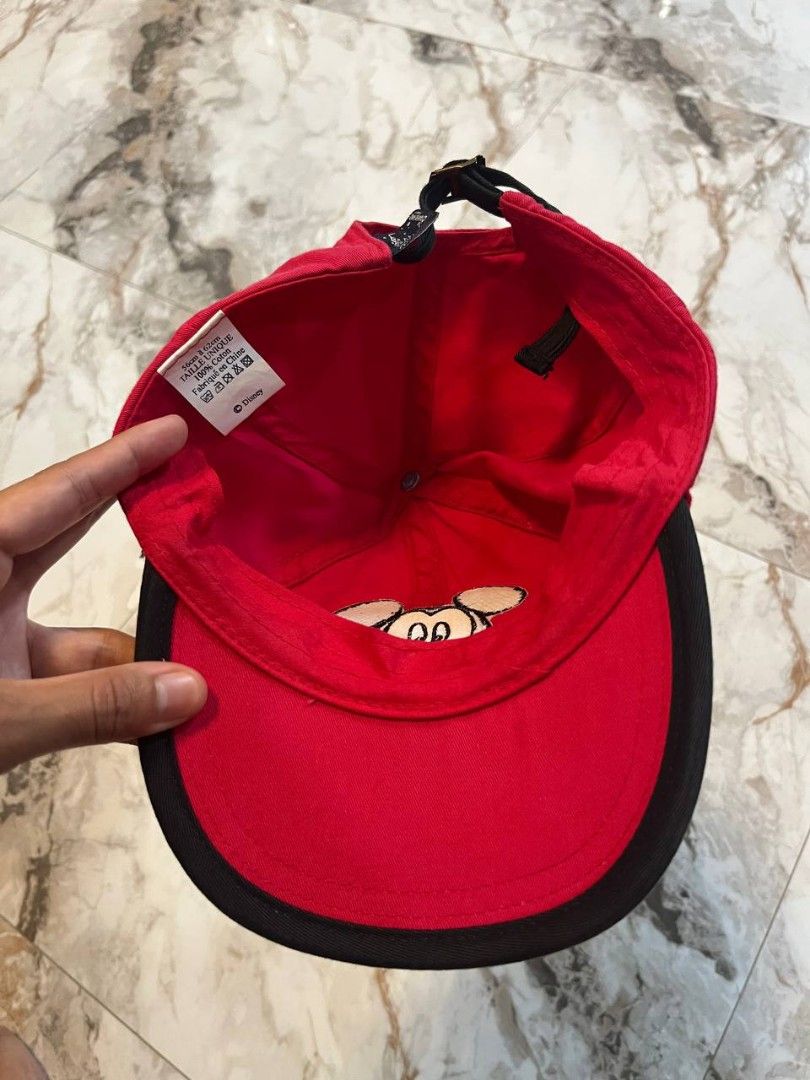 Disney Paris Vintage Mickey Mouse Dad Hat (Category: Caps & Hats) located in Guagua. Submitted by copthacap_ (Listing ID 1455790267, Image 3). Description: condition: lightly used issue: none color may vary due to lighting mop: gcash shipping: J&T loc: guagua, pampanga (open for meet ups).