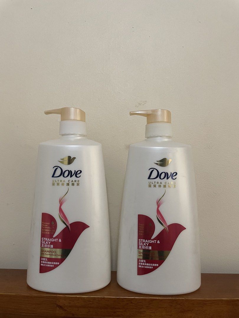 Dove Ultra Care Shampoo & Conditioner (Category: Hair) located in Quezon City. Submitted by lianas_preloved (Listing ID 1455772472, Image 3). Description: - Dove Ultra Care Shampoo & Conditioner - Includes: Hair Fall Rescue Shampoo (680ml) - Includes: Intensive Repair Conditioner - Includes: Straight & Silky Shampoo (680ml) - Benefits: Hair repair and strengthening - Features: Easy-to-use pump bottles b1t1 500 each 290.