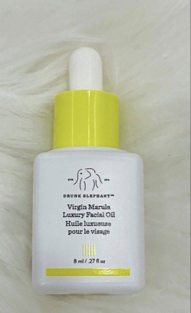 Drunk elephant (Category: Face Care) located in San Juan City. Submitted by cashfrancefashioncosmetics_ph (Listing ID 1455690825, Image 1). Description: DRUNK ELEPHANT VIRGIN MARULA LUXURY FACIAL OIL SIZE 8 GRAMS NO BOX AUTHENTIC BRAND NEW FROM USA .