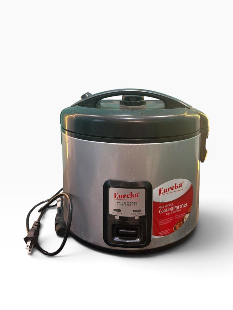 Eureka Automatic Rice Cooker (Category: Cookers) located in Manila. Submitted by _shopauthenticpreloved (Listing ID 1455819746, Image 1). Description: We are decluttering things from our Aesthetic Clinic. Eureka Rice Cooker ₱500 (not working but can be fixed) Location: Visayas Avenue, Quezon City Delivery via Lalamove or JNT MOP: COD if via Lalamove or Bank Transfer.