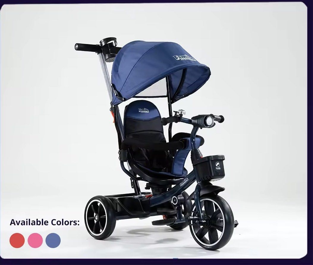 Family Trike (Category: Strollers) located in Manila. Submitted by warmdog_880d3a (Listing ID 1455722911, Image 1). Description: For sale: Family trike for toddler Bought at SM Store for ₱3699 No damage, Nagamit lang mga 5x RFS: na outgrow na ng anak ko Selling for: 3000.