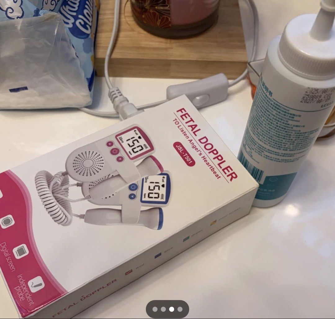 Fetal Doppler (Category: Maternity Care) located in Manila. Submitted by cjoy.cjoy (Listing ID 1455798493, Image 1). Description: - Digital screen for clear display. - Independent probe for ease of use. - Comes with gel included. Used 3x Loc: Pasig.