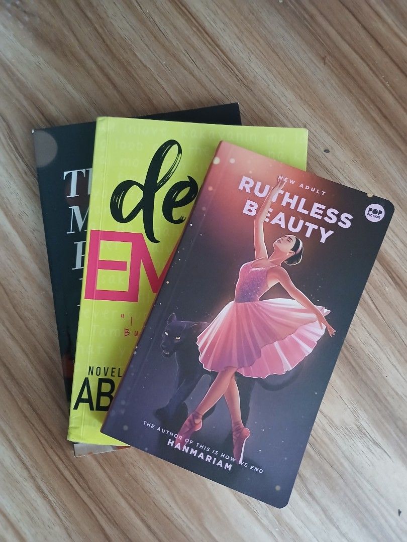 Filipino Authors | 3 for 149 (Category: Storybooks) located in Puerto Princesa. Submitted by enjeruru (Listing ID 1455740481, Image 1). Description: RFS: Decluttering books to free up bookshelves. DM me for book condition. ✅️Dear Emma (✨️Seller's Favorite) by AB. Castueras ✅️Ruthless Beauty by Hanmariam ✅️The most painful battle by haveyouseenthisgirl MOP: Gcash / Maribank/ GoTyme -Payment first -Send receipt once done First come, first serve ❌️N