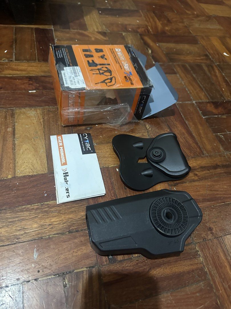 Gun holster (Category: Combat Sports) located in Manila. Submitted by preloved_thingys (Listing ID 1455769334, Image 2). Description: Pistol Gun holster Never used just opened to test Rfs: Decluttering.