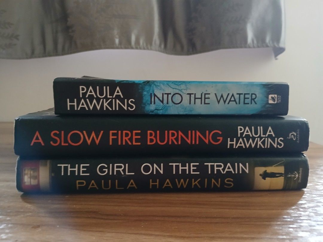 Hardbound & Paperback | Paula Hawkins (Category: Storybooks) located in Puerto Princesa. Submitted by enjeruru (Listing ID 1442444653, Image 1). Description: RFS: Decluttering books to free up bookshelves. DM me for book condition. ✅️The Girl on the train (HB) ✅️A slow fire burning (HB) ✅️Into the water (PB) MOP: Gcash / Maribank/ GoTyme -Payment first -Send receipt once done First come, first serve ❌️NO JOY MINER ❌️NO CANCELATIONS ❌️NO BOGUS BUY