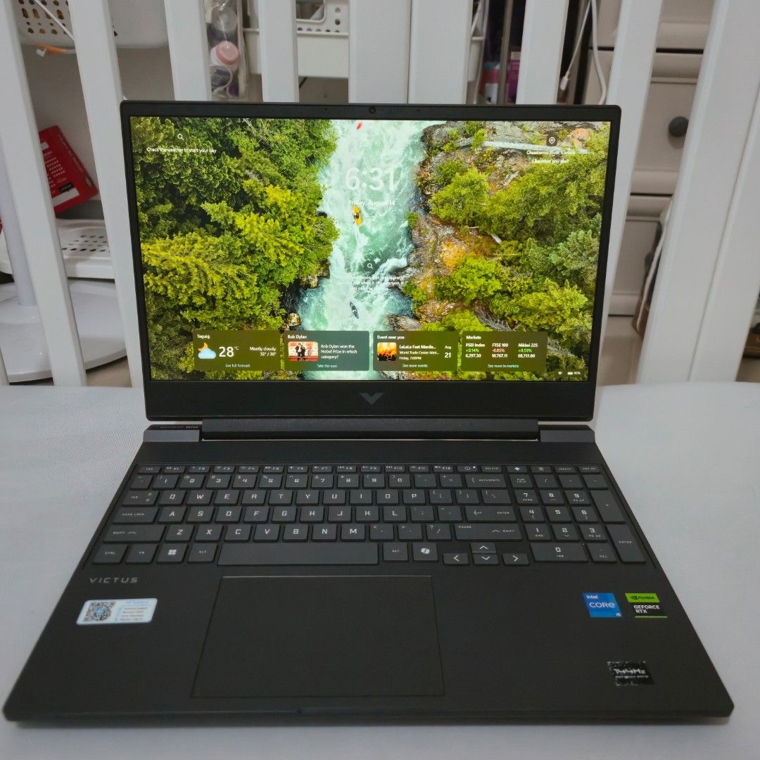 HP Victus Gaming Laptop Intel Core i5 (Category: Laptops & Notebooks) located in Taguig. Submitted by warmhawk_8821b1 (Listing ID 1455749672, Image 1). Description: HP Victus 15 Gaming Laptop | i5-13420H | RTX 3050 6GB | 16GB RAM 💻 HP Victus 15-FA2728TX Gaming Laptop Selling my HP Victus 15-FA2728TX, purchased March 21, 2025. Slightly used and in like-new condition. No scratches, dents, or known issues. Everything is working smoothly. 🔥 Specifi