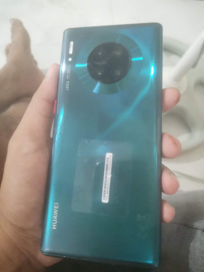 Huawei Mate 30 Pro 5g (Category: Huawei) located in General Trias. Submitted by leona29jon (Listing ID 1455727598, Image 3). Description: Huawei Mate 30 Pro 5G (Flagship) 8k 8k 8k Open for Swap No to Add ako CONDITION: 100% Working / All Goods (No hidden issues) Crisp Buttons, Smooth Performance Clear Cameras (Leica) Strong Battery Life Openline / Dual SIM 5G ISSUE: May crack sa backcase / back glass (kita sa picture). Natatakpan at hindi halata 