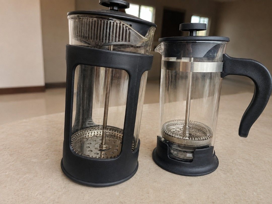 Ikea French Press (Category: Coffee Machines & Makers) located in Bulacan. Submitted by elah29 (Listing ID 1455715662, Image 1). Description: 700 for 2 french presses.