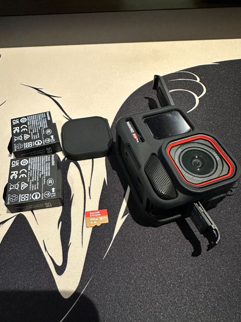 Insta360 Ace Pro 2 (Category: Cameras) located in Caloocan City. Submitted by h4ckintosh (Listing ID 1455845840, Image 1). Description: Insta360 Ace Pro 2 Retractable screen Bought March 2026 SM North Annex -- 27k php slightly negotiable Mint Condition Can pass as brand new Crisp Buttons NO scratches NO dents includes 2-Battery Pack Insta 360 standard mount -- Original SanDisk Extreme 512gb can record up to: 24 hours at 1080p 60fps 17 hours at 4k