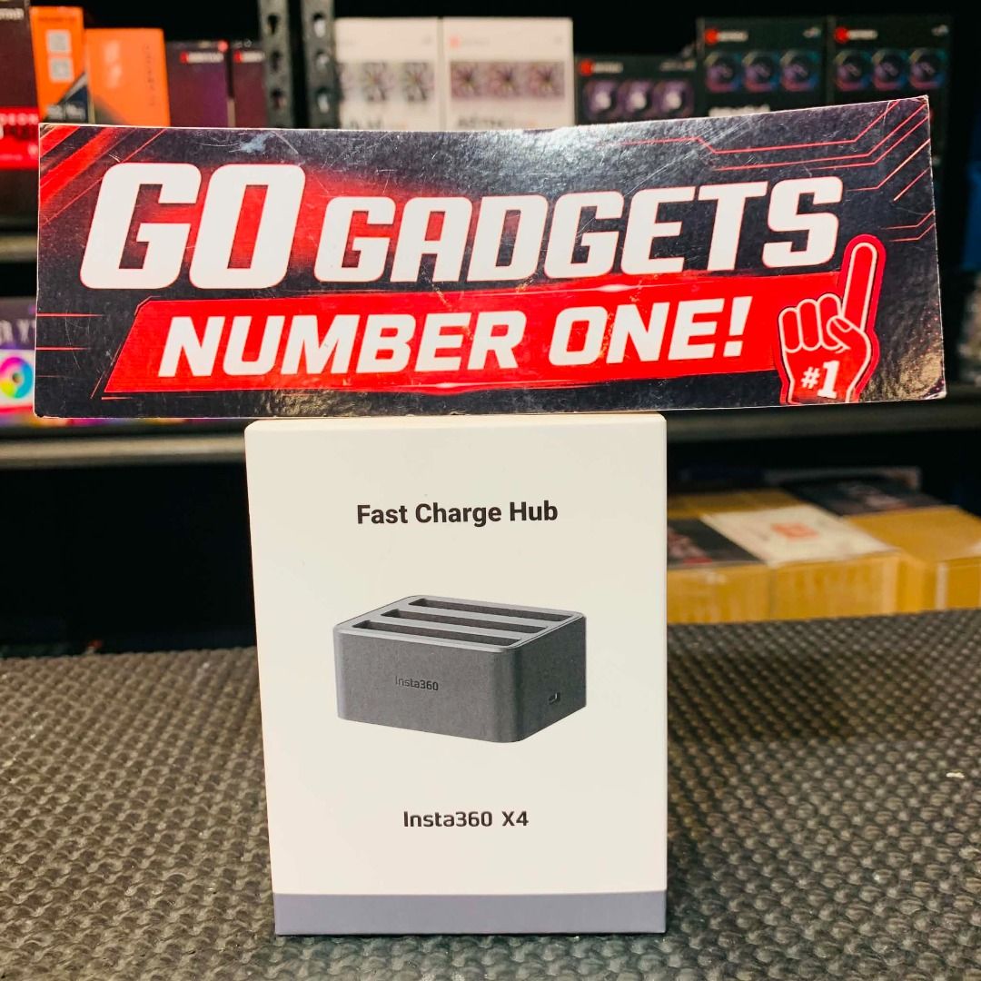 Insta360 X4 Fast Charge Hub (Category: Video Cameras) located in Caloocan City. Submitted by swiftdeer.cf08f3 (Listing ID 1455701067, Image 1). Description: - Insta360 X4 Fast Charge Hub - Enables rapid charging for your Insta360 X4 camera batteries - Compact and specifically designed for the Insta360 X4 model 💬 Message us now for full specs & recommendations! 🔒 Suitable for: ✔ Homes ✔ Stores ✔ Offices ✔ Warehouses ✔ Small businesses 💳 INSTALL