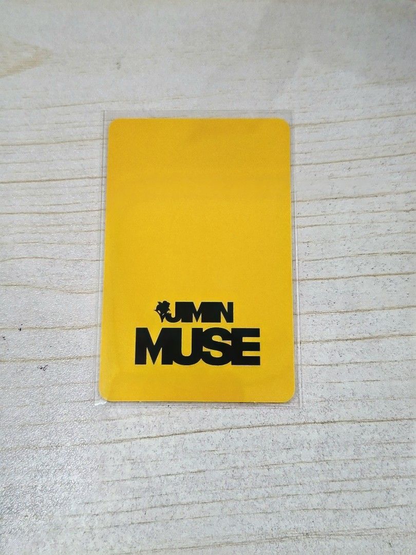 Jimin Muse Official Photocard (Category: K-Wave Merchandise) located in Manila. Submitted by sushikbab (Listing ID 1455797410, Image 2). Description: May be sold individually or in multiples. Check the shop for more💕 (includes freebies from seller) Reason for sale: Just sat decluttering MOP: GCASH MOD: Lalamove (Shipping fee will be shouldered by buyers.).