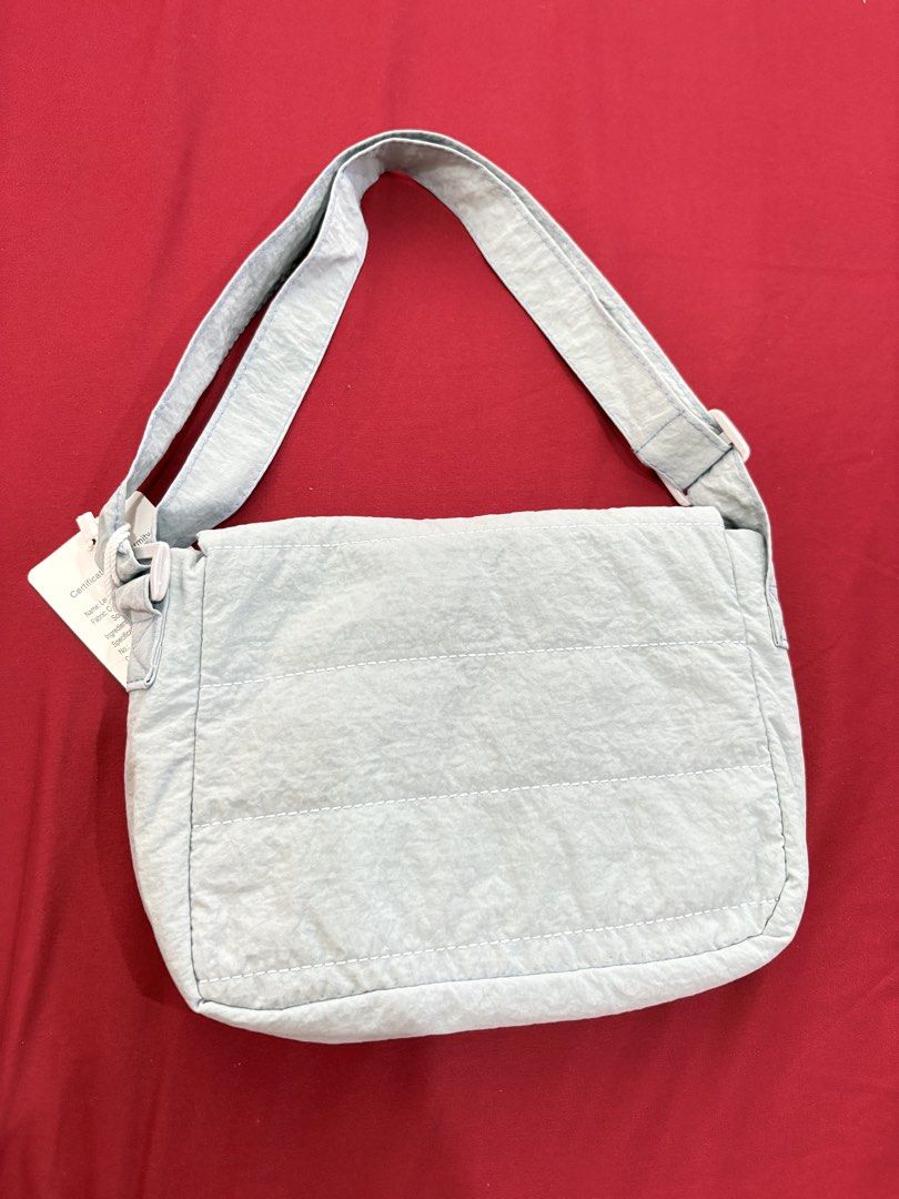 JOUAKO HIGH SELECT Light Blue Puffer Shoulder Bag (Category: Shoulder Bags) located in Calamba. Submitted by tripleceedoubletwo (Listing ID 1455690269, Image 2). Description: - Light blue puffer shoulder bag from JOUAKO HIGH SELECT - Magnetic snap closure on flap Dimension: 10x2x8 inches .