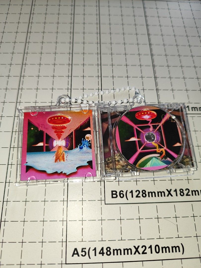 KESHA: RAINBOW NFC CD Keychain (Category: CDs & DVDs) located in Santo Domingo. Submitted by nfcminicdkeychainsbytin (Listing ID 1455851972, Image 2). Description: - Unique mini CD case keychain with cool, abstract album art. - Features a beaded strap for easy attachment to bags or keys. - Ideal for music lovers and collectors seeking a distinctive accessory..