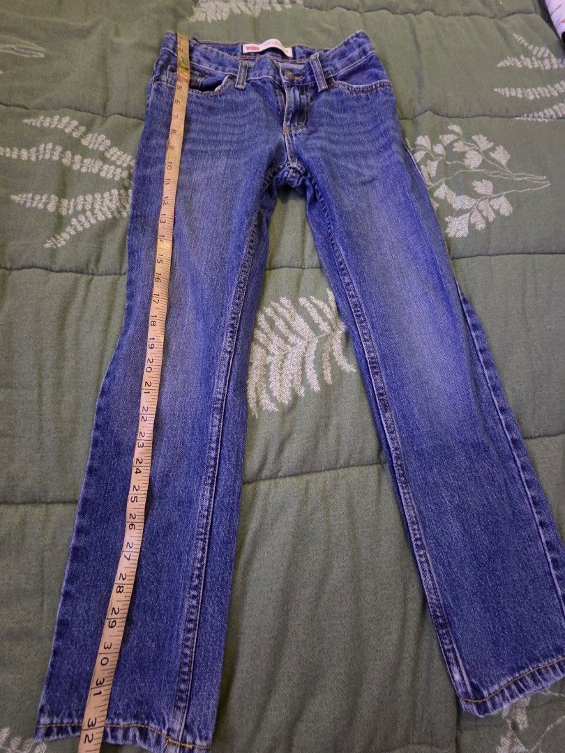 Levi's 502 Regular Taper Jeans Blue Denim (Category: Babies & Kids Fashion) located in Makati City. Submitted by knickson (Listing ID 1455688115, Image 1). Description: - Levi's 502 Jeans - Fit: Regular Taper - Color: Classic Blue Denim - Waist: Approx. 14 inches across, adjustable - Inseam: Approx. 30 inches - Perfect for everyday wear .
