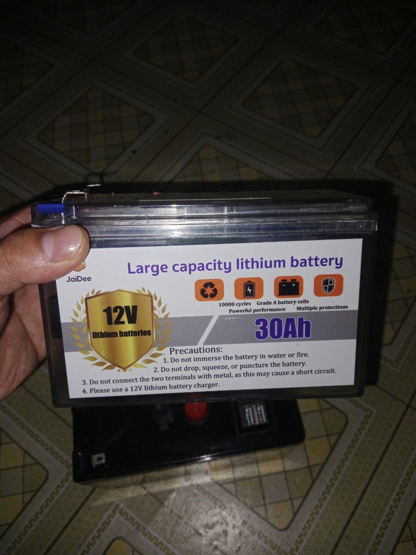 Lifepo4 battery (as pack) (Category: Electrical, Adaptors & Sockets) located in Malolos. Submitted by kabal28 (Listing ID 1455821543, Image 2). Description: 28ah and 30ah lifepo4 battery sama ko narin charger if gusto mo, unli testing chat mo lang ako para mapakita ko..
