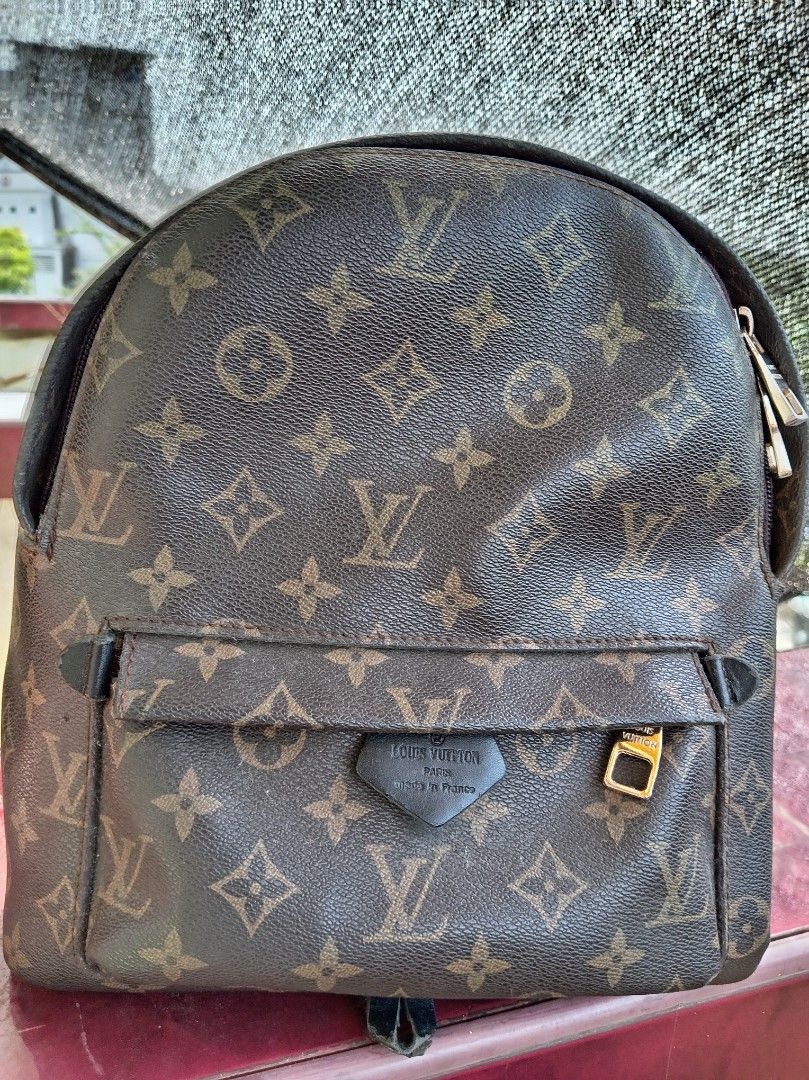 LV backpack (Category: Luxury Bags & Wallets) located in Malolos. Submitted by shoptokyothrift (Listing ID 1455723573, Image 1). Description: Louis Vuitton Monogram Backpack 👜 Vintage • AS IS / UNVERIFIED Visible signs of use & wear. ₱2800 only! Sold as is, no return/refund. First to pay gets it! ❤️.