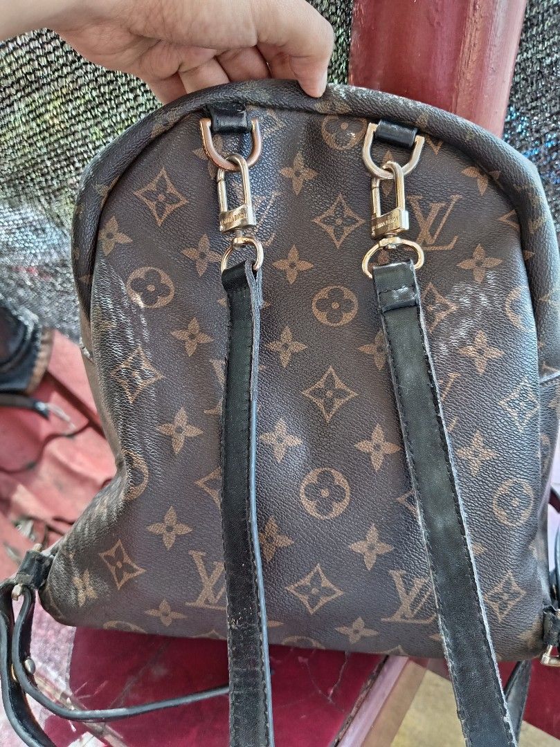 LV backpack (Category: Luxury Bags & Wallets) located in Malolos. Submitted by shoptokyothrift (Listing ID 1455723573, Image 3). Description: Louis Vuitton Monogram Backpack 👜 Vintage • AS IS / UNVERIFIED Visible signs of use & wear. ₱2800 only! Sold as is, no return/refund. First to pay gets it! ❤️.