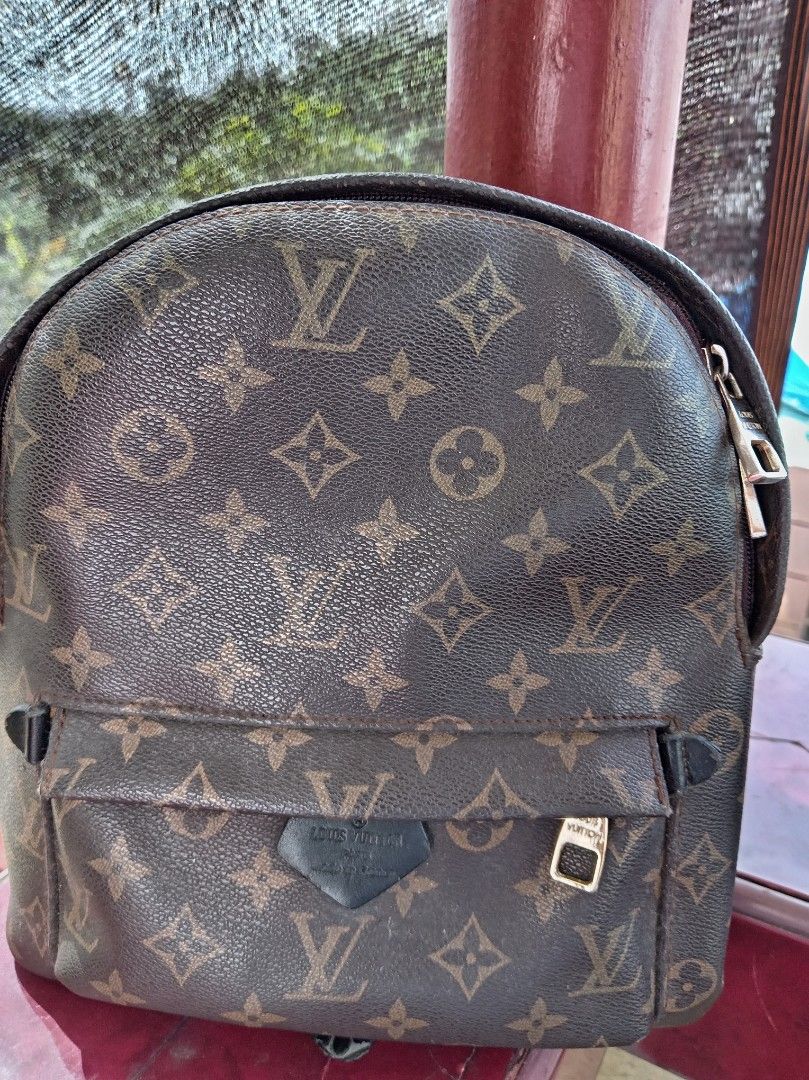 LV backpack (Category: Luxury Bags & Wallets) located in Malolos. Submitted by shoptokyothrift (Listing ID 1455723573, Image 2). Description: Louis Vuitton Monogram Backpack 👜 Vintage • AS IS / UNVERIFIED Visible signs of use & wear. ₱2800 only! Sold as is, no return/refund. First to pay gets it! ❤️.