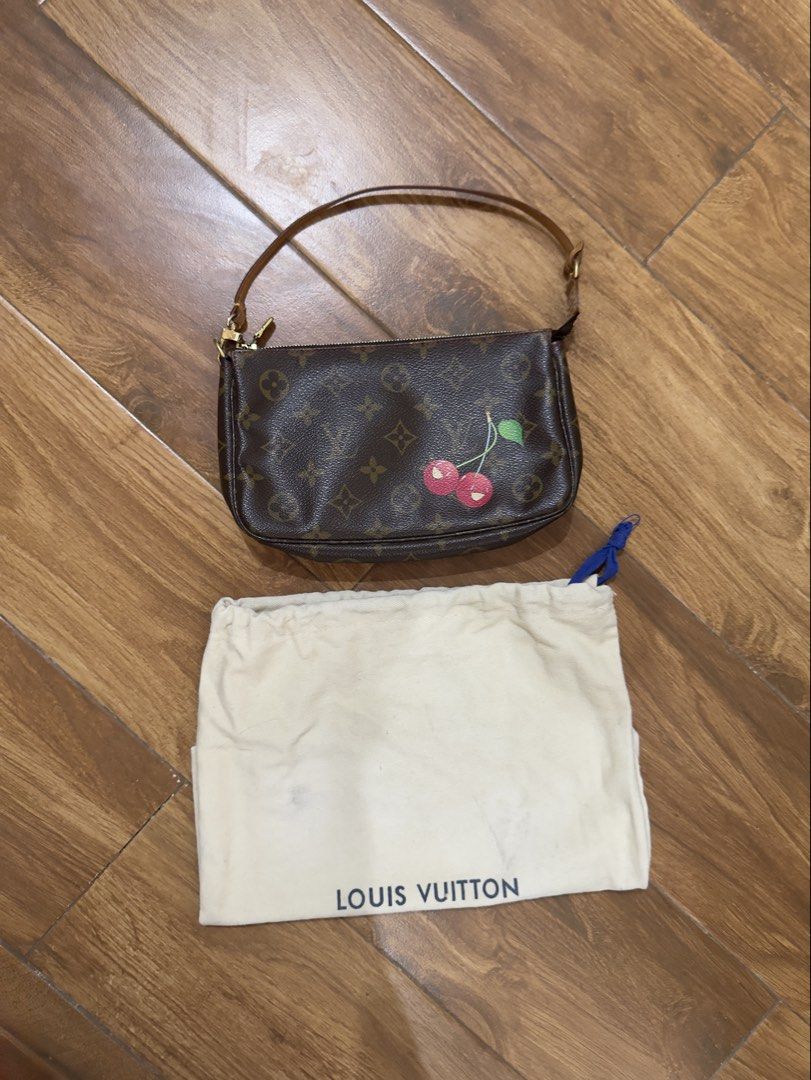 LV cherry pochette | Authentic (Category: Luxury Bags & Wallets) located in Zamboanga. Submitted by zafee.27 (Listing ID 1455780219, Image 1). Description: 📌 Guaranteed authentic 📌 Condition: A (excellent) 📌 Includes: dustbag 📌 Issue: none (typical vintage bag) 📌 Layaway - 1 month - 30% downpayment.