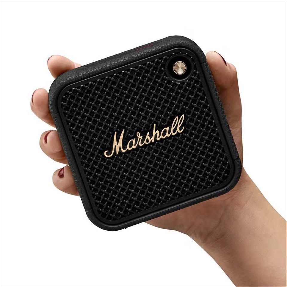 Marshall Willen II Portable Bluetooth Speaker - Black (Category: Soundbars, Speakers & Amplifiers) located in Quezon City. Submitted by fallenjxd (Listing ID 1455732668, Image 1). Description: - Marshall Willen II Portable Speaker - Dust and waterproof design - Over 17 hours of playtime on a single charge - Seamless Bluetooth connectivity - Built-in microphone for calls - Convenient fastening strap for portability - Experience powerful sound wher