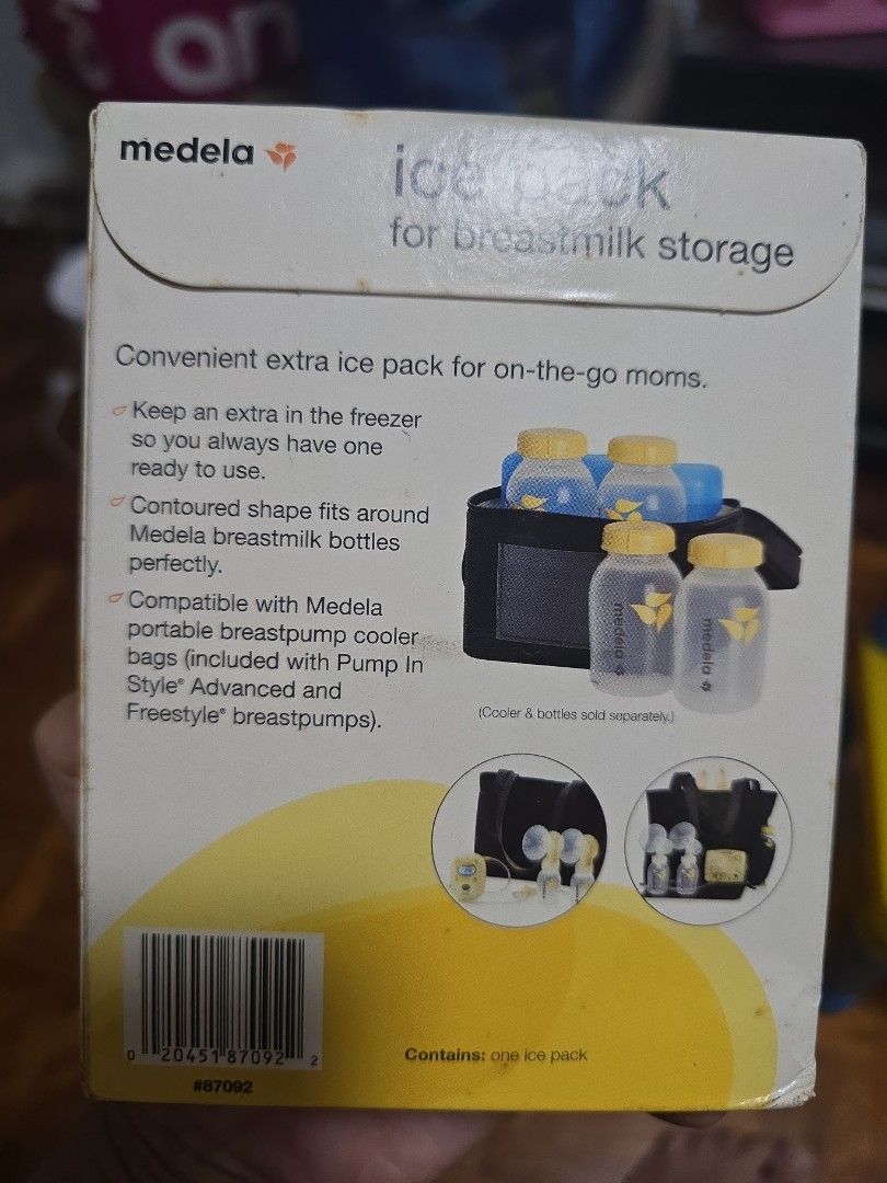 Medela Ice Pack Unused (Category: Breastfeeding & Bottle Feeding) located in Manila. Submitted by xaj190567069 (Listing ID 1455785057, Image 2). Description: unused medela ice pack perfect companion for transporting pumped breast milk pickup sucat or bgc can do j&t shipping.