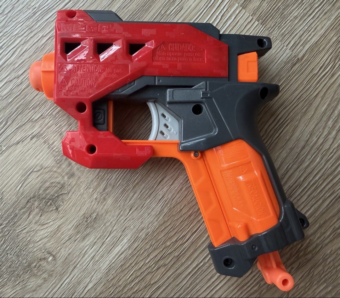 Mega Nerf Big Shot Nerf Gun #NerfGun (Category: Action & Battle Toys) located in Manila. Submitted by bagloverscloset (Listing ID 1455706347, Image 2). Description: Includes 1 foam bullet.