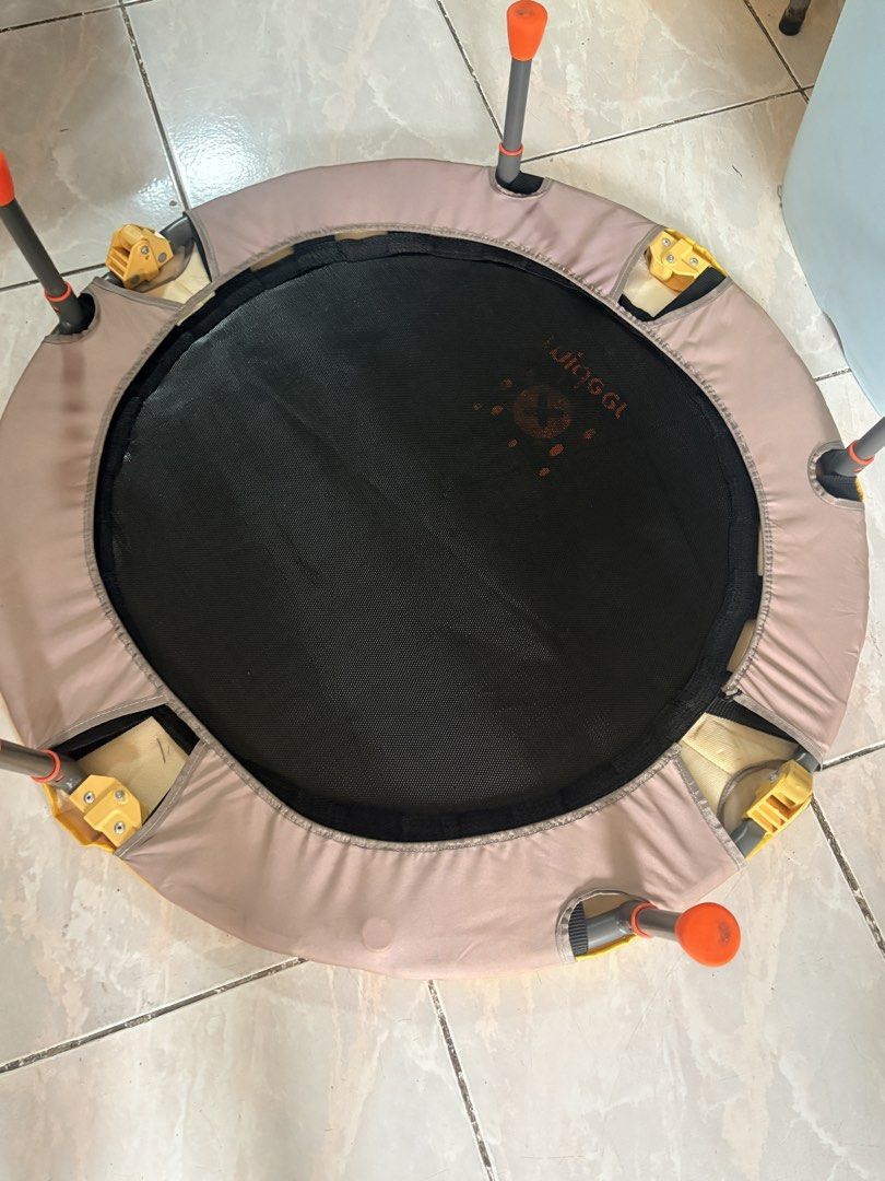 Mideer Kids Trampoline - Foldable Toddler Jumper (Category: Infant Playtime) located in Mandaluyong City. Submitted by betchaysclutter (Listing ID 1455696479, Image 2). Description: No handle included. As is.