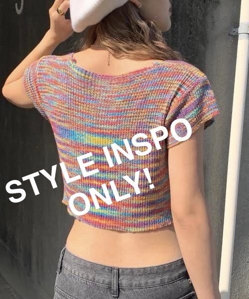 Multicolored Summer Knit cropped top (Category: Coats, Jackets and Outerwear) located in Pasig City. Submitted by scarfkasa (Listing ID 1455752457, Image 3). Description: please see slides for reference and actual photos. color may differ due to lightning unique and stylish top - last price posted thank you! 📦 same day couriers / gogo exp / shipping fee at buyer’s expense / no return no exchange 💸 gcash / payment first, pls shop with confidence