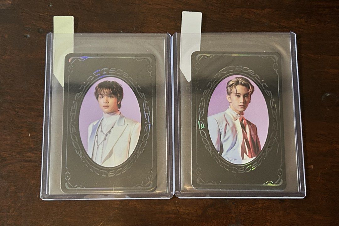 NCT 2020 Mark & Haechan Photocards - Resonance Pt. 1 (Category: K-Wave Merchandise) located in Paranaque City. Submitted by fiamion (Listing ID 1455822792, Image 1). Description: • RFS: Decluttering • 350 each, 550 only if set • MOP: GCash / GoTyme • Mint condition, never removed from sleeve protector • DM for video / picture proof • Can provide original album, if interested • Reservation: 2 days • NO Cancellation, cancellation fee = 50%.