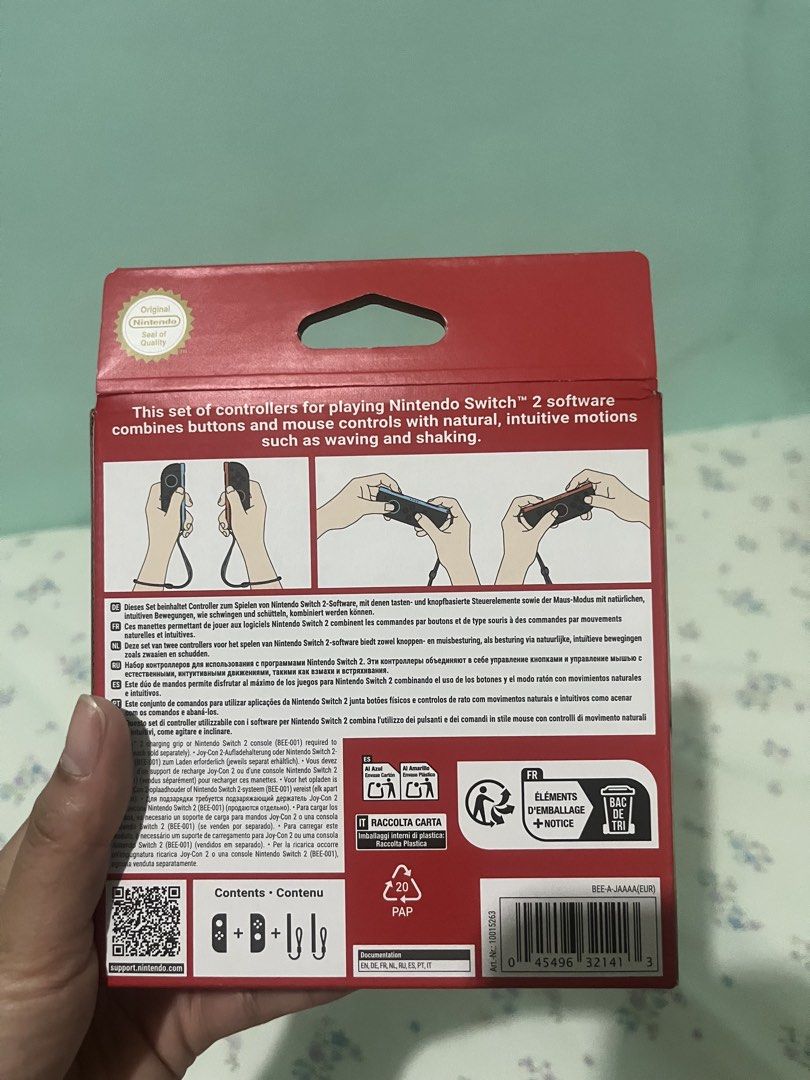 Nintendo Switch 2 (Category: Nintendo) located in Caloocan City. Submitted by bosszeldris (Listing ID 1455838868, Image 2). Description: Brand new and never used Original Nintendo Switch 2 Joy-Con controller Reason for selling: I received them as a gift from my boss, but I don’t need them since I only play in handheld mode and don’t own a Nintendo Switch 2 yet..