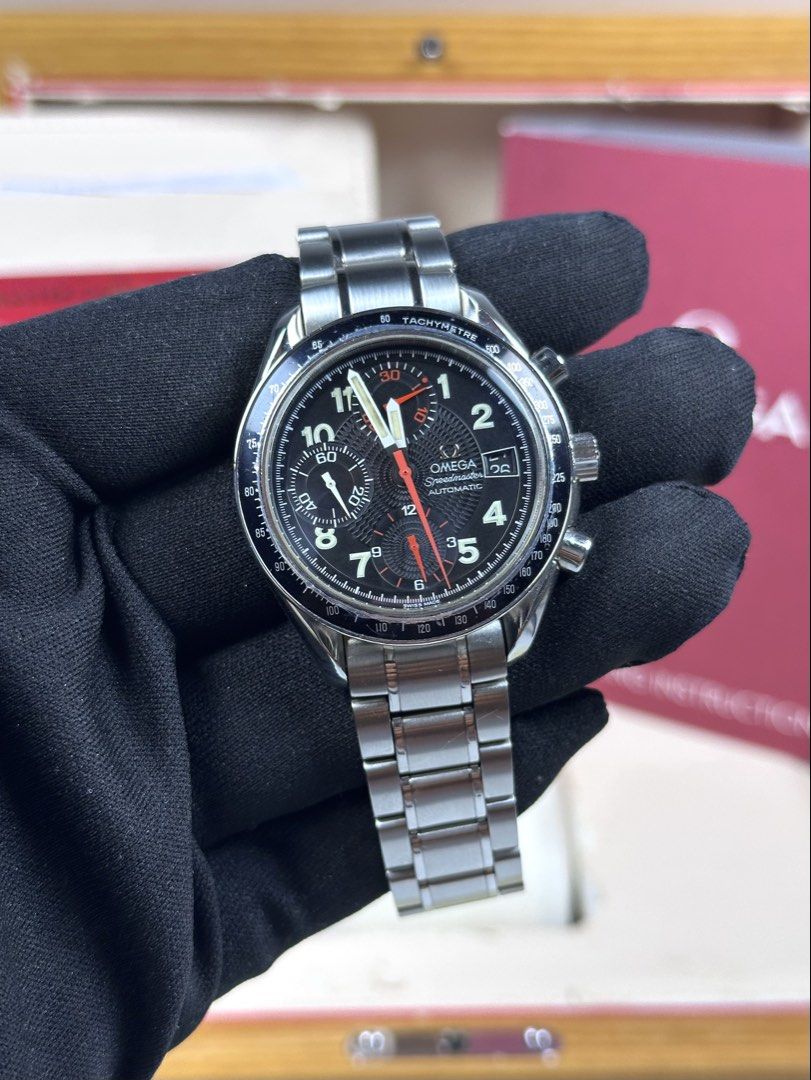 OMEGA SPEEDMASTER (Category: Luxury Watches) located in San Jose del Monte. Submitted by dg_timepieces (Listing ID 1455837796, Image 1). Description: FOR SALE 🏷️ OMEGA SPEEDMASTER Ref. 3513.53.00 ₱160k only •39mm Black Dial •Automatic Movement •Watch, Card & Presentation Box •9/10 Excelent Condition •Actual timepiece posted •100% Guaranteed Authentic •1 year service warranty Mode of payment Cash | Credit Card | Online Transfer Open for trades Lo