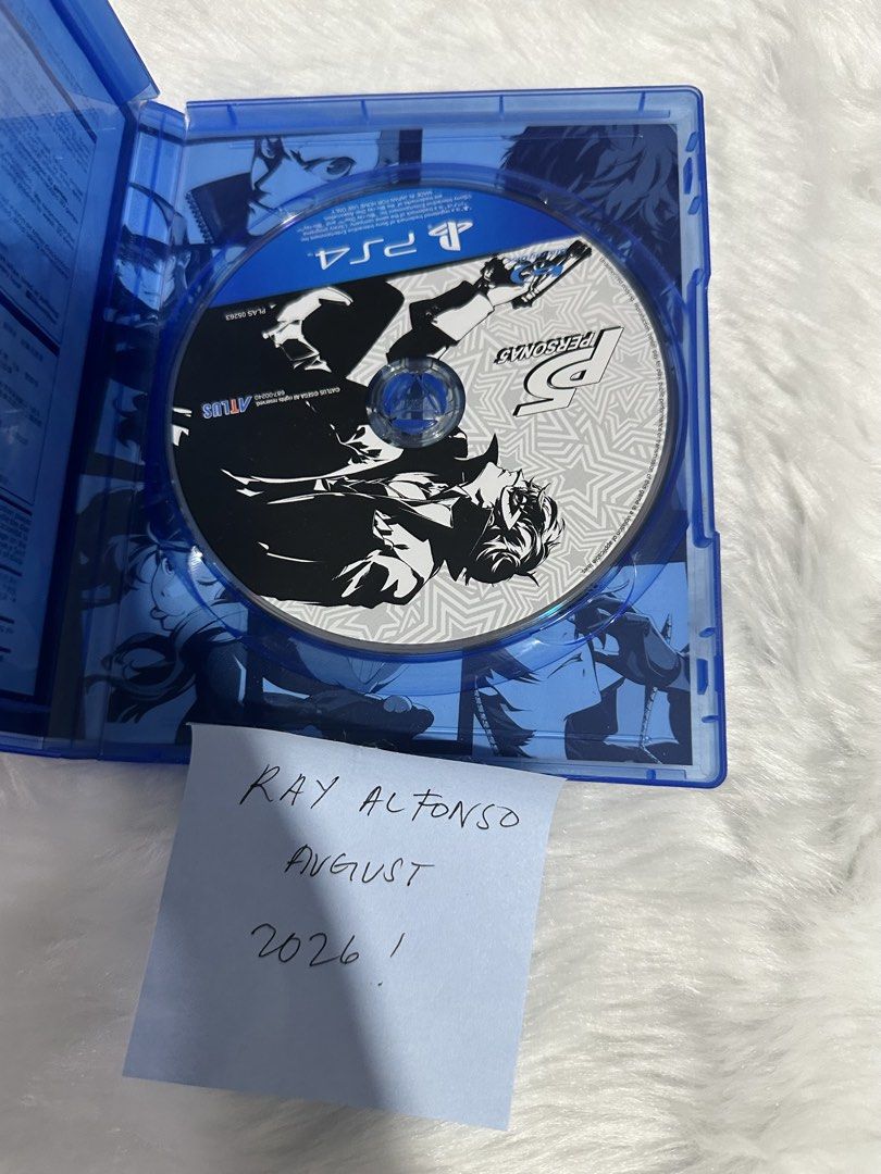 Persona 5 PlayStation 4 Game (Category: PlayStation) located in Paranaque City. Submitted by chikugo (Listing ID 1455812313, Image 2). Description: - Persona 5 for PlayStation 4 - English version - Disc and original case included - Perfect for fans of the series - Pre-loved and ready for its next adventure!.