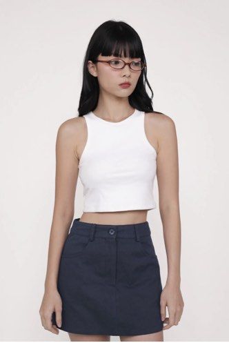 Peyton basic skorts (Category: Skirts) located in Singapore. Submitted by zavell.z (Listing ID 1455734098, Image 1). Description: Washed but not worn. Clearing stash Peyton Basic skorts Available in: Navy / Light Denim Retail @ $39.90 No trades .