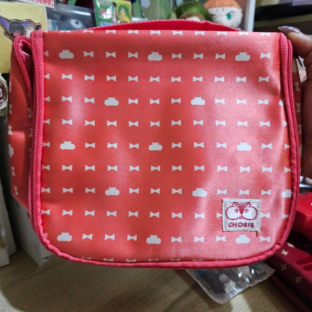 Pink Toiletries Organizer Bag (Category: Luxury Bags & Wallets) located in Manila. Submitted by lovelylovesjapan (Listing ID 1455763069, Image 1). Description: 🌸The item is on-hand and authentic from Japan 🌸Mode of Payment (MOP): GCASH/Bank Transfer 🌸Mode of Delivery (MOD): J&T or Lalamove (Shipping every Saturday and Sunday) Notes: 🩷Breakable items are packed with care and caution. Seller will not be held liable for any damages incurred by t