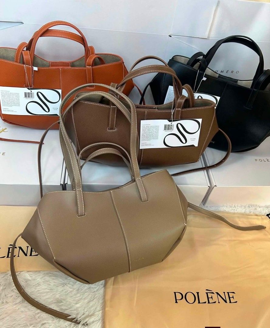 Polene Cyme Bag (Category: Cross-body Bags) located in Mandaluyong City. Submitted by akooocgraxa (Listing ID 1455784042, Image 3). Description: 🔥🔥🔥 YOUR FAVE IS BACK! 🤎✨ CYME LARGE — ₱1,900 CYME MINI — ₱1,800 ✨ With Tag + Dust Bag + Box SIZE PREFERENCE? 👀 Mini — 22cm (fits iPad) Large — 32cm (fits laptop) Which one are you getting? 🤎.