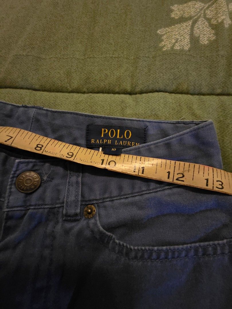 Polo Ralph Lauren Blue Pants Size 10 (Category: Babies & Kids Fashion) located in Makati City. Submitted by knickson (Listing ID 1455682048, Image 3). Description: - Brand: Polo Ralph Lauren - Color: Blue - Size: 10 - Waist: Approx. 30 inches - Inseam: Approx. 32 inches - Perfect for everyday wear - Feel free to ask any questions!.