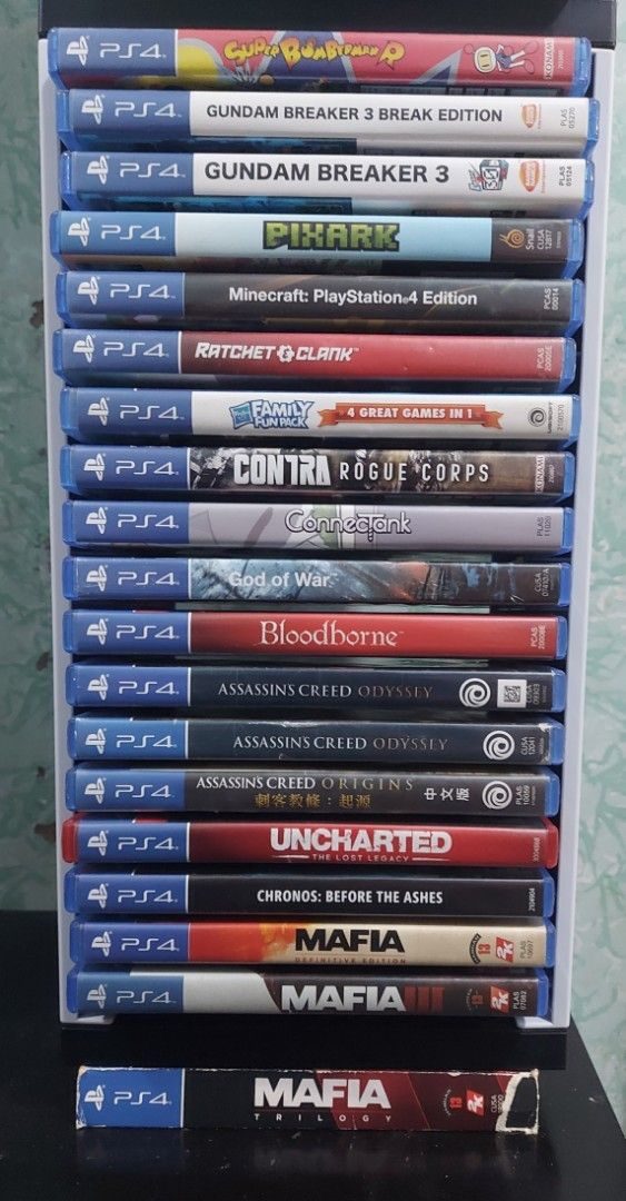 PS4 / PS5 Games for SALE (Category: PlayStation) located in Santa Rosa. Submitted by agentred1142 (Listing ID 1455694200, Image 2). Description: PS4/PS5 GAMES FOR SALE Location: STA ROSA LAGUNA Ghost Of Tsushima Directors Cut - 1800 It Takes Two - 1000 DAYSGONE - 900 Resident Evil 4 - 700 Resident Evil 7 (no cover) - 700 GTA TRILOGY (GTA V cover) - 900 Tale Of Arise - 900 Spiderman - 900 Batman Arkham Knight - 700 Call Of Duty GHOST - 700 Call Of