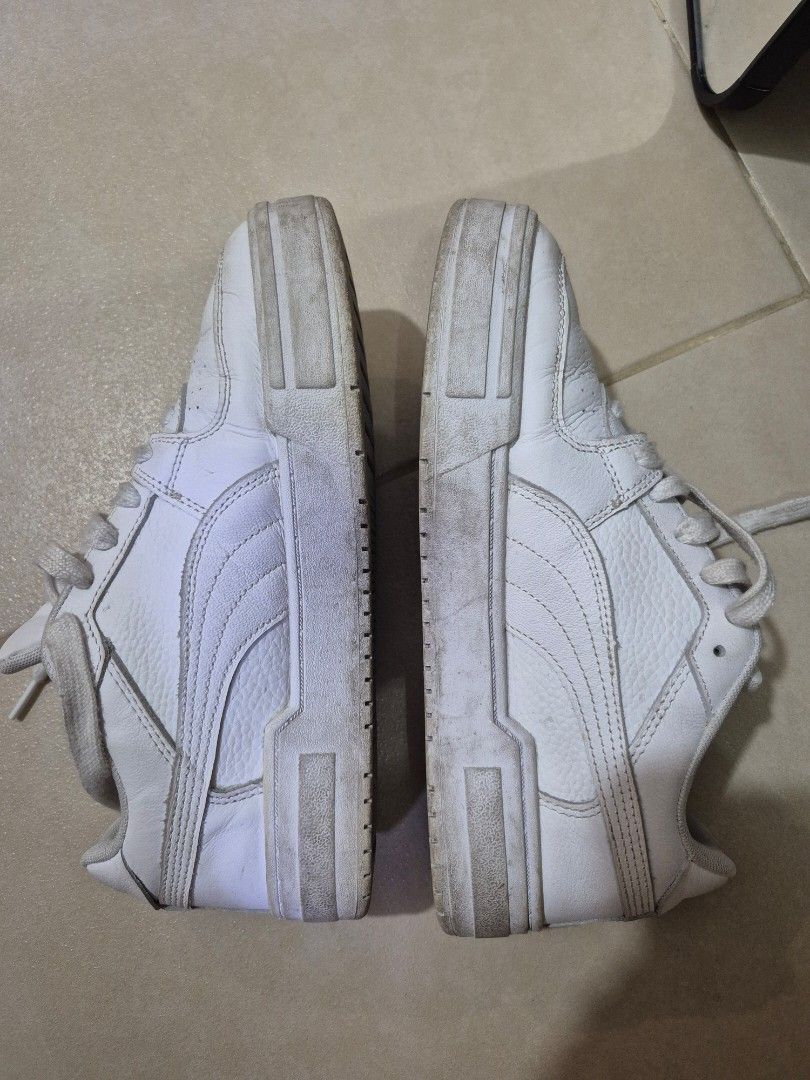 Puma White Classic Sneakers Unisex (Category: Sneakers) located in Manila. Submitted by chocolatejoy13 (Listing ID 1455808394, Image 1). Description: UNISEX need lang iwash. no issues. last yr lang binili..