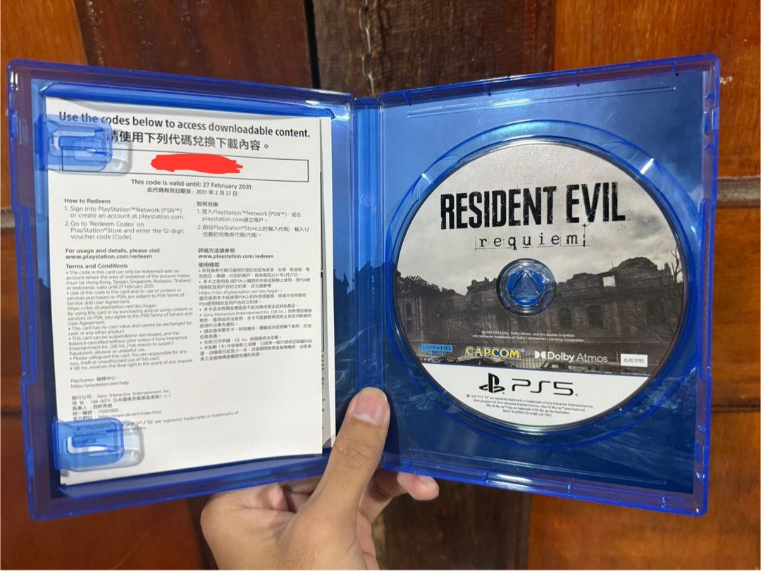 Resident Evil Requiem/ Resident Evil 9 (Unused Code) + Free shipping (Category: PlayStation) located in Dipolog. Submitted by bluefox426 (Listing ID 1455818766, Image 2). Description: Unused Code Free Shipping Kindly send a pm of you have any questions.