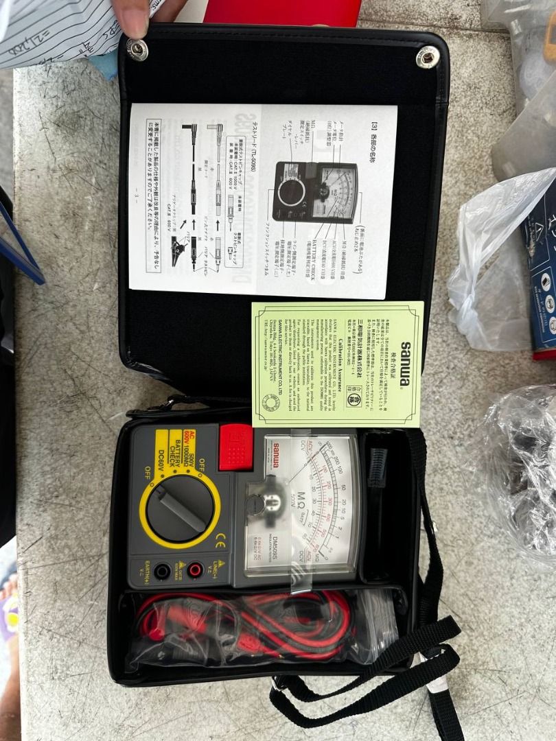 Sanwa Megger Tester Specs: DM509S (Category: Home Improvement Tools & Accessories) located in Manila. Submitted by joeyroque09 (Listing ID 1455738570, Image 3). Description: Sanwa Megger Tester Specs: DM509S.