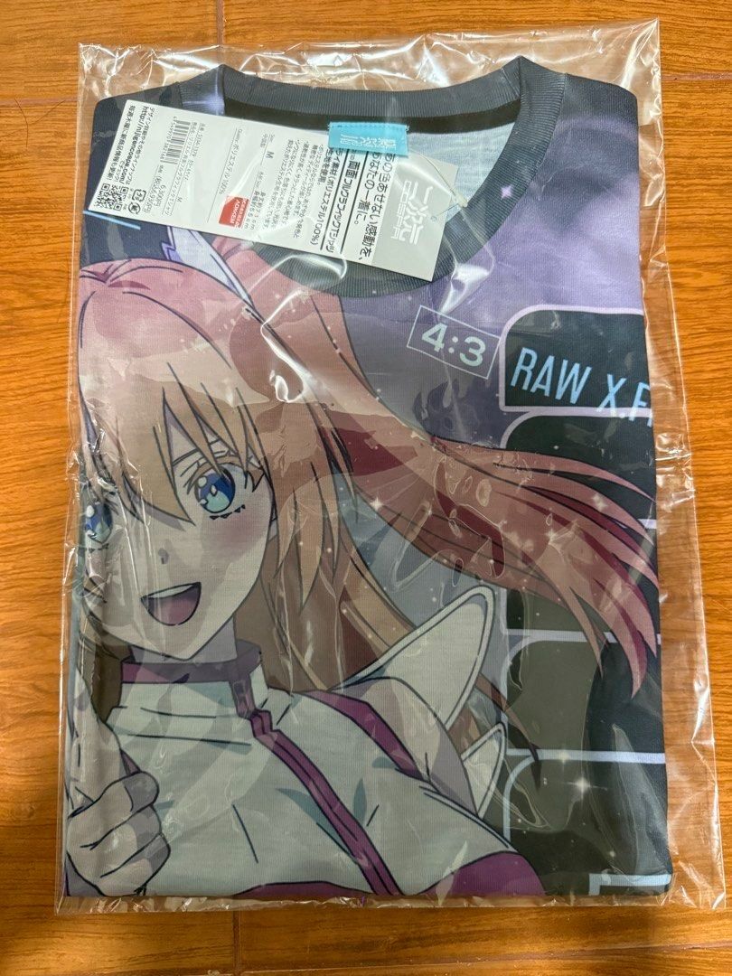 Sealed [COSPA] Medium Size Liliel Double-Sided Full Graphic Shirt (Category: Tshirts & Polo Shirts ) located in Muntinlupa City. Submitted by zexcs (Listing ID 1455787439, Image 2). Description: Description: - Vibrant full-print graphic tee featuring a cheerful anime character. - Liliel from the anime 2.5-jigen no Ririsa -Authentic and Sealed. Never been used. -Medium Size ONLY -Buyer will shoulder the shipping and other fees (like boxes etc.). S