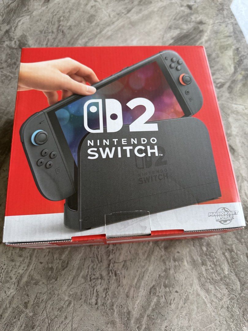 Switch 2 (Category: Nintendo) located in Singapore. Submitted by wethepies (Listing ID 1455699432, Image 1). Description: Switch 2 Brand new in box .