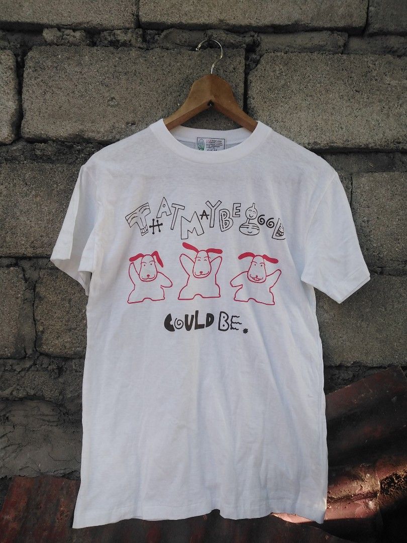 That maybe good could be (Category: Tshirts & Polo Shirts ) located in General Santos City (Dadiangas). Submitted by evolveorrepeat (Listing ID 1455722587, Image 1). Description: Vtg graphic"that maybe good could be" tshirt Size med on tag Pit to pit 19.5 L" 28 Deadstock condition Single stitch Dm to purchase!.