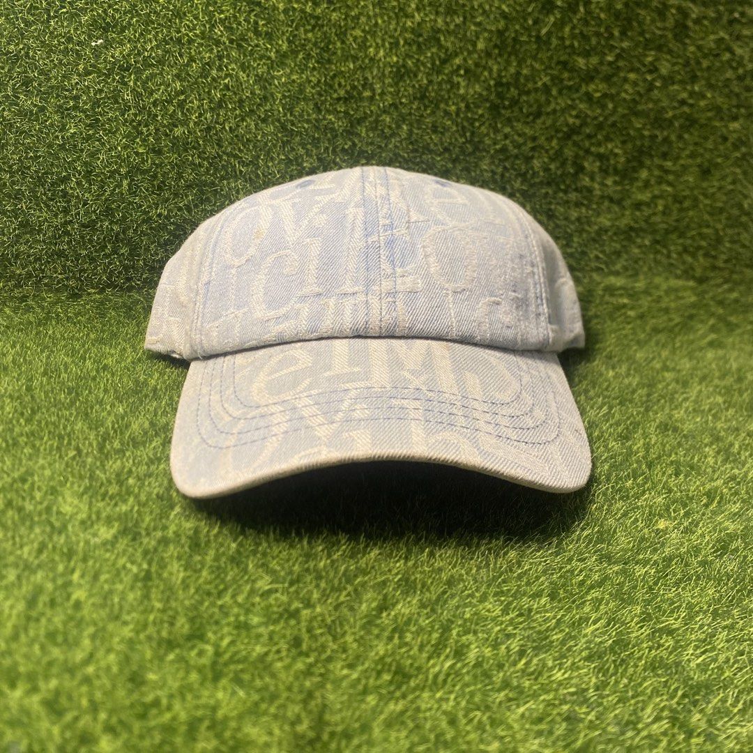 THE GREEN PARTY DENIM DADHAT BASEBALL CAP (Category: Hats & Beanies) located in General Trias. Submitted by hatstruck (Listing ID 1455769555, Image 2). Description: BRAND:THE GREEN PARTY BRANDNEW SRP PRICE:59RMB (537 PESOS) COLOR:BLUE DENIM TYPE:DADHAT BASEBALL CAP MATERIAL:DENIM STRAP BACK ONE SIZE FITS MOST WITH TAG INSIDE ISSUES: STAIN ON LEFT CROWN AND ON THE BRIM DUE TO STORAGE BUT BRANDNEW ITEM. KAYA MURA NALANG BINEBENTA PO CHECK OUT MY PR